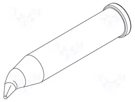 ERSA Punta de soldadura cono acodado 0,6mm