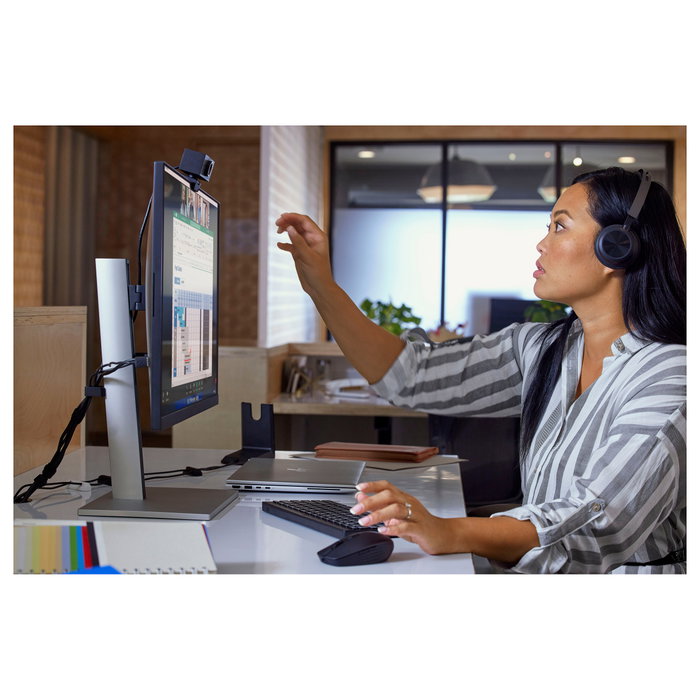 HP Webcam 625 FHD con IA y Windows Hello, Negro