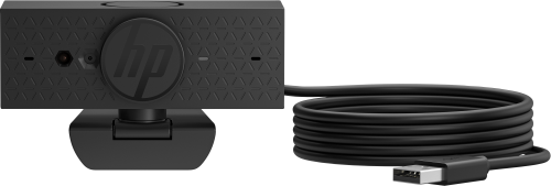 HP Webcam 625 FHD con IA y Windows Hello, Negro