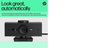 HP Webcam 625 FHD con IA y Windows Hello, Negro