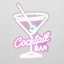 Basics Luz Led Neón Decorativa Cocktail Bar Multicolor, 30 x 38 cm, USB, 180 cm