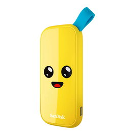 SanDisk SSD Externo Portable FORTNITE Peely Edition 2TB, USB Tipo-C 3.2, Velocidad 800 MB/s, Color Amarillo, SDSSDE30-2T00-G25F