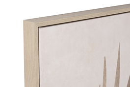 DKD Home Decor Cuadro 4 x 120 x 90 cm (2 Unidades) Beige Blanco Lienzo