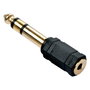 Lindy Adaptador de audio 3,5 mm Hembra a 6,3 mm Macho Negro