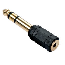 Lindy Adaptador de Audio Jack Estéreo Hembra de 3.5mm a Macho de 6.3mm