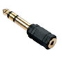 Lindy Adaptador de audio 3,5 mm Hembra a 6,3 mm Macho Negro