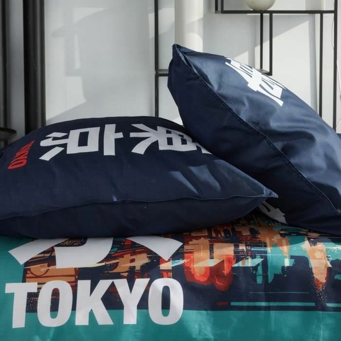 Today Juego de Cama Estampado Tokio Turquesa 240x220 cm