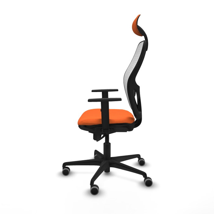 PIQUERAS Y CRESPO Silla de oficina Jorquera Naranja y Blanco