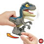 Figura dinosaurio jurassic world mega roar blue con sonidos. 21,59x10,16x43 cm