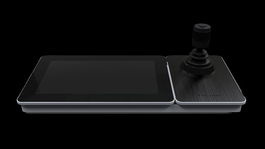 Hikvision Teclado de Control con Pantalla Táctil, Joystick 4-Ejes y Audio