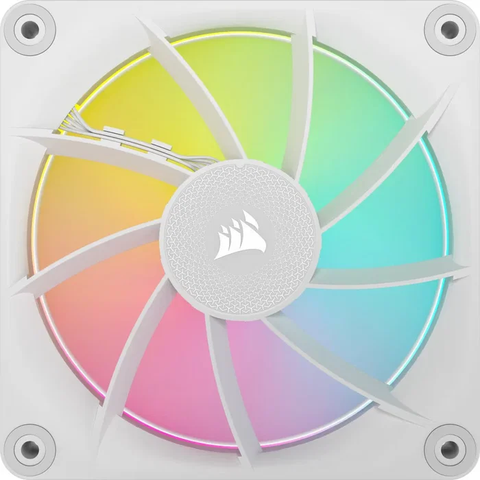 Corsair iCUE LINK LX120 RGB CO-9051029-WW Ventilador para PC 120 mm RGB Blanco PWM 2400 RPM 1 Pieza