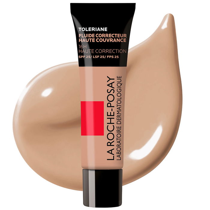 La Roche Posay Toleriane Base Maquillaje Fluida Correctora Alta Cobertura Acabado Mate SPF 25 #13 30 ml