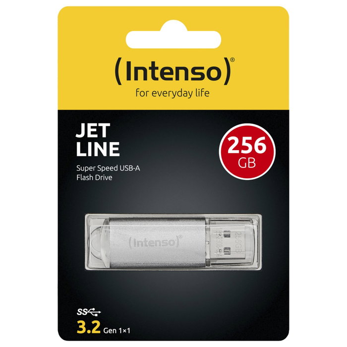 Intenso Jet Line Aluminum 256GB USB Stick 3.2 Gen 1x1 Intenso Jet Line Aluminum 256GB USB Stick 3.2 Gen 1x1