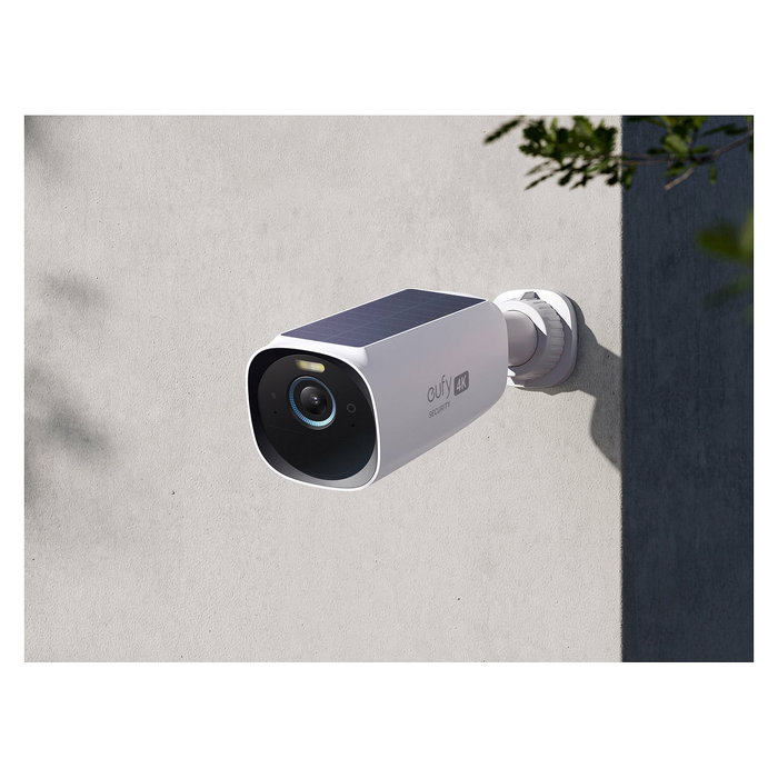Anker eufyCam S330 (eufyCam 3) - Cámara de Seguridad IP Inalámbrica de Exterior 4K con Videoserver y 3 Cámaras, Negro/Blanco