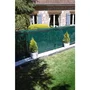 Nature NAT3306130681018 Rollo de Pantalla de Privacidad 48 mm x 50 m Verde con 100 Clips