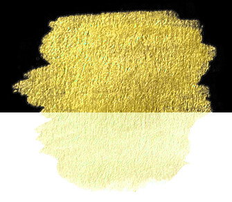 Finetec FINETEC® Premium pastilla de acuarela iridiscente Oro Sol
