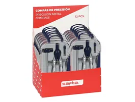 Expositor 12 pcs. compas de precision safta 20x20x15cm