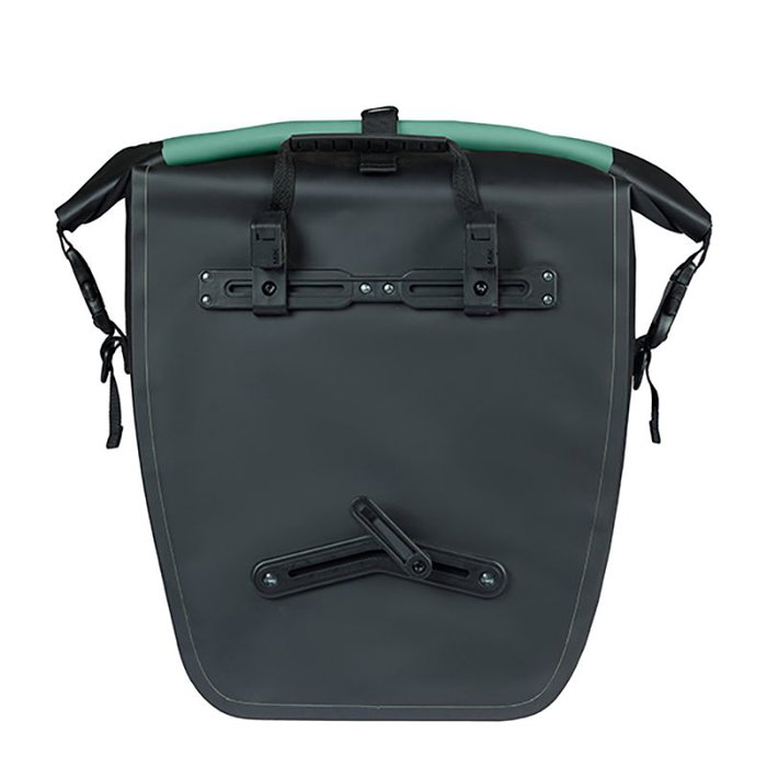 Basil Rivo L Bolsa Portaequipajes Trasero Impermeable 31L con Bandolera Reflectante