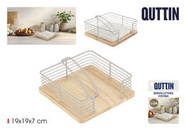 Inde Servilletero Lua Quttin - 19 x 19 x 7 cm, 410 gr (12 Unidades)