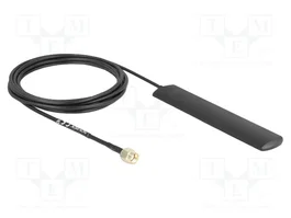 DeLOCK Antena WiFi 5,8 GHz 3 dBi con cable RG-174 de 3 m y conector RP-SMA