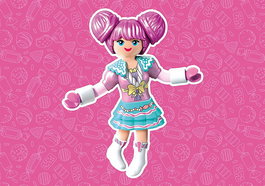Playmobil Rosalee Everdreamerz Rosalee Candy World Figura con 7 Sorpresas, Juguete Recomendado para Mayores de 7 Años