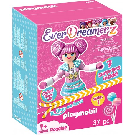 Playmobil Rosalee Everdreamerz Rosalee Candy World Figura con 7 Sorpresas, Juguete Recomendado para Mayores de 7 Años Playmobil Rosalee Everdreamerz Rosalee Candy World Figura con 7 Sorpresas, Juguete Recomendado para Mayores de 7 Años