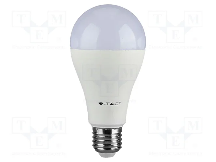 V-TAC Lámpara LED E27 Blanco Caliente 15W 1250lm V-TAC Lámpara LED E27 Blanco Caliente 15W 1250lm