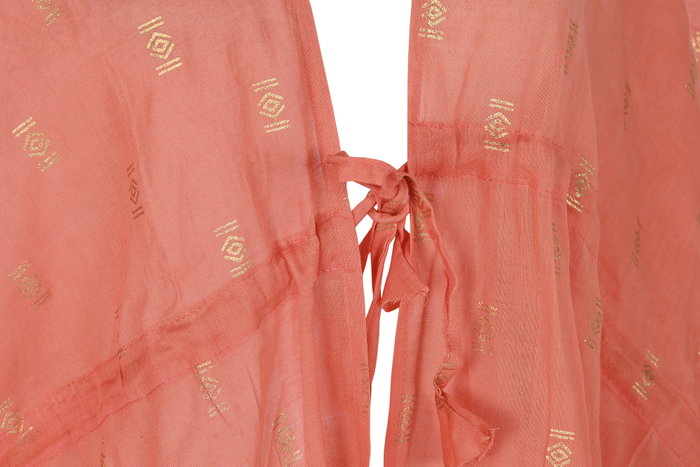 DKD Home Decor Kaftan Mediterraneo Saint Tropez Algodón Azul Coral 80 x 80 x 140 cm (3 Unidades) DKD Home Decor Kaftan Mediterraneo Saint Tropez Algodón Azul Coral 80 x 80 x 140 cm (3 Unidades)