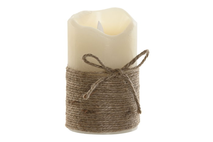 DKD Home Decor Vela Led Basicos Crema Marron 7.5 x 12.5 x 7.5 cm (16 Unidades) DKD Home Decor Vela Led Basicos Crema Marron 7.5 x 12.5 x 7.5 cm (16 Unidades)