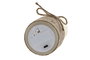 DKD Home Decor Vela Led Basicos Crema Marron 7.5 x 12.5 x 7.5 cm (16 Unidades)