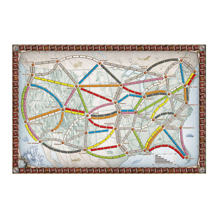 Days of Wonder Aventureros al Tren Juego de Mesa Familiar y Estratégico para 2-5 Jugadores, a partir de 8 Años, Idioma Español