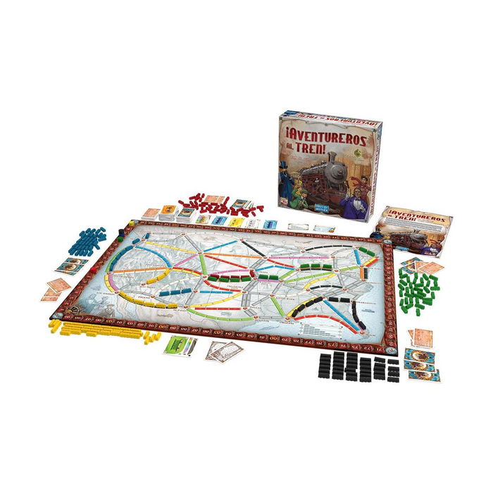 Days of Wonder Aventureros al Tren Juego de Mesa Familiar y Estratégico para 2-5 Jugadores, a partir de 8 Años, Idioma Español