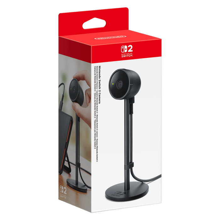 Nintendo Cámara Nintendo Switch 2 (10015282), Color Negro, Ángulo de Visión 110°, 65.4 x 65.4 x 170 mm
