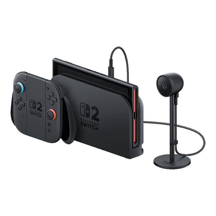 Nintendo Cámara Nintendo Switch 2 (10015282), Color Negro, Ángulo de Visión 110°, 65.4 x 65.4 x 170 mm