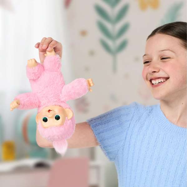 Moose My Baby Monkey Minis - Monitos Interactivos con Sonidos, Juguete en Español