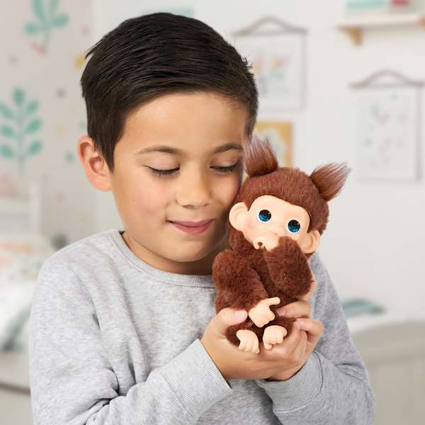 Moose My Baby Monkey Minis - Monitos Interactivos con Sonidos, Juguete en Español