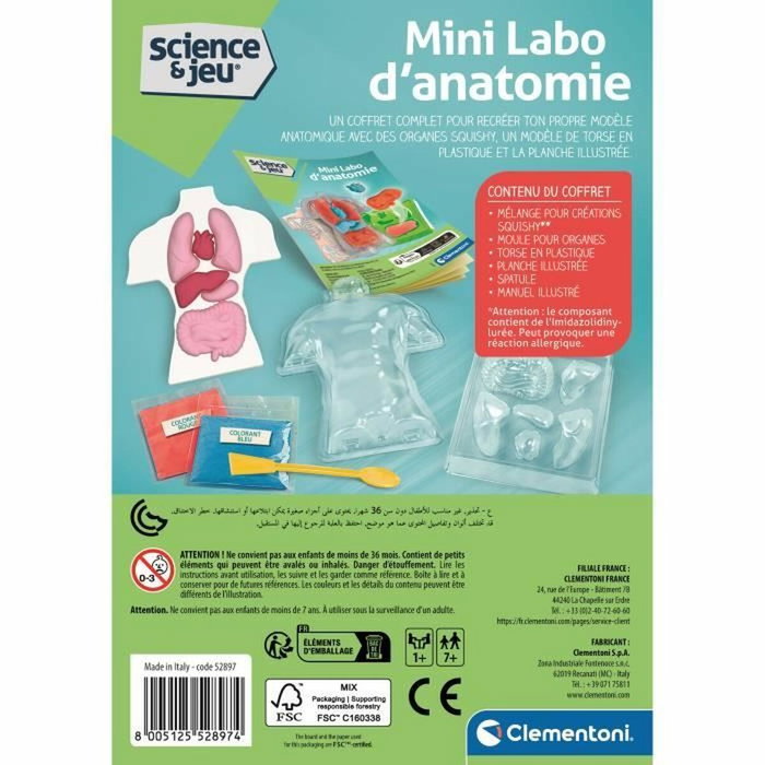 Clementoni Mini laboratorio de anatomía