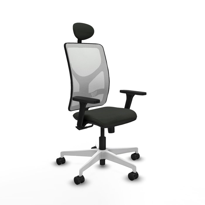 PIQUERAS Y CRESPO Silla de oficina Motilla con mecanismo Sincro, Negro y Blanco PIQUERAS Y CRESPO Silla de oficina Motilla con mecanismo Sincro, Negro y Blanco