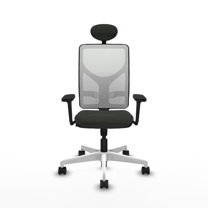 PIQUERAS Y CRESPO Silla de oficina Motilla con mecanismo Sincro, Negro y Blanco PIQUERAS Y CRESPO Silla de oficina Motilla con mecanismo Sincro, Negro y Blanco