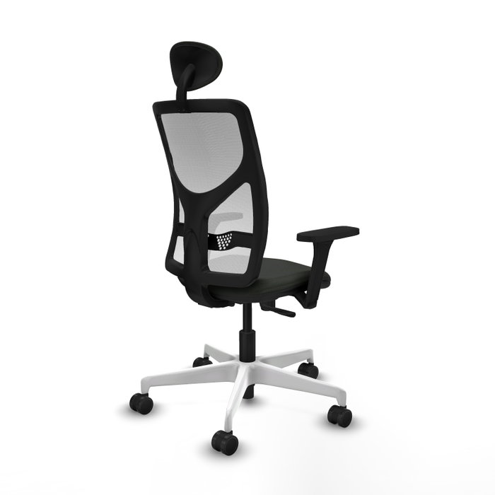 PIQUERAS Y CRESPO Silla de oficina Motilla con mecanismo Sincro, Negro y Blanco PIQUERAS Y CRESPO Silla de oficina Motilla con mecanismo Sincro, Negro y Blanco