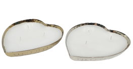 DKD Home Decor Vela de Cera de Parafina con Corazón, 320g