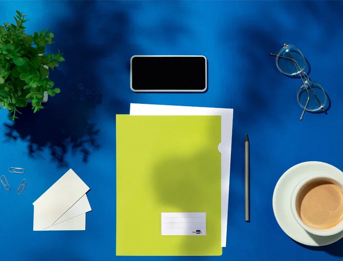 Liderpapel Carpeta Dossier A4 Uñero Amarillo Fluor Opaco Polipropileno 180 Micras