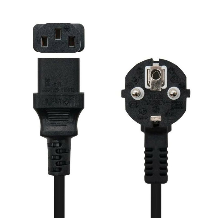 Nanocable Cable de Alimentación CPU CEE7/7 a C13, 2 m, Negro Nanocable Cable de Alimentación CPU CEE7/7 a C13, 2 m, Negro