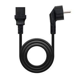 NANOCABLE Cable Alimentacion CPU, CEE7/M-C13/H, Negro, 2 m, 2 m, CEE7/7, C13 acoplador