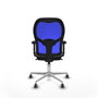 PIQUERAS Y CRESPO Silla de oficina Jorquera Gris y Azul