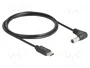 DeLOCK 85399 Cable de alimentación USB Type-C a DC 5,5 x 2,5 mm angular 1,5 m