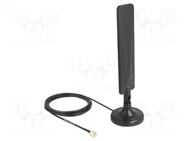 DeLOCK 10040 Antena 5G LTE Omnidireccional con Cable de 3 m y Base Magnética