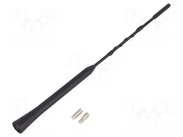 4CARMEDIA Mástil de antena de 0,28m con rosca interna M5/M6