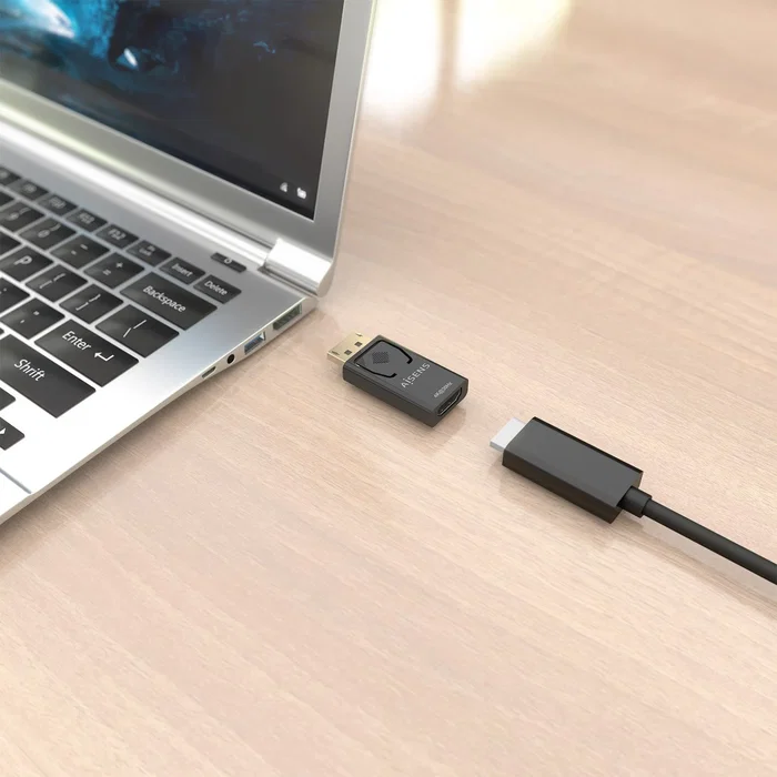 Aisens A125-0949 Adaptador DisplayPort Macho a HDMI Hembra, Conversor para 4K@30Hz, HDCP 1.3, Audio 8 Canales, Negro Aisens A125-0949 Adaptador DisplayPort Macho a HDMI Hembra, Conversor para 4K@30Hz, HDCP 1.3, Audio 8 Canales, Negro