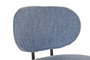 DKD Home Decor Taburete Loft Azul Negro 46 x 101 x 50 cm (2 Unidades)